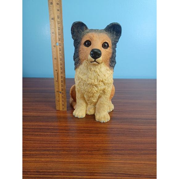 1998 Artline Realistic Garden Decor Resin Dog Figure Painted Nails Happy Fun - Picture 7 of 10